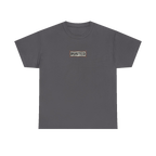 RESPECT THE IRON chest badge on a charcoal tee