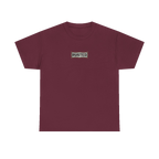 RESPECT THE IRON chest badge on a maroon tee