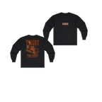 TRUST THE RUST blade dozer black long sleeve, front and back