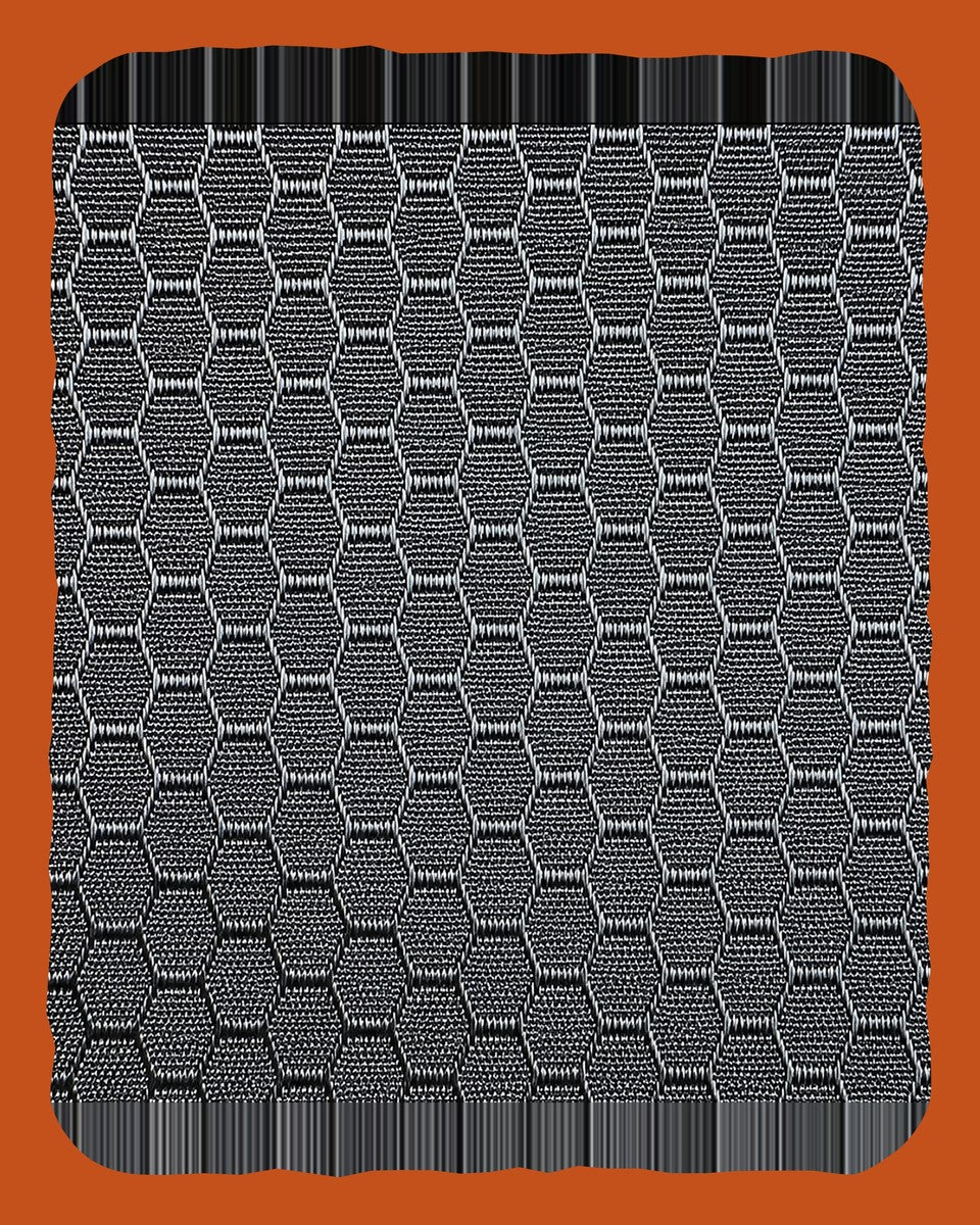 Hex-weave liner fabric detail
